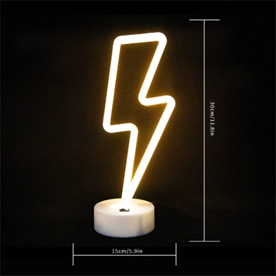 Şimşek Neon LED Lamba