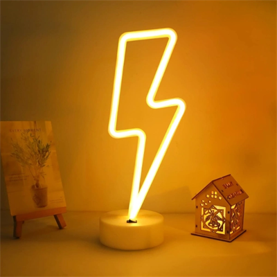 Şimşek Neon LED Lamba
