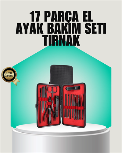 Siyah Kaymaz Teknolojili El ve Ayak Bakım Seti
