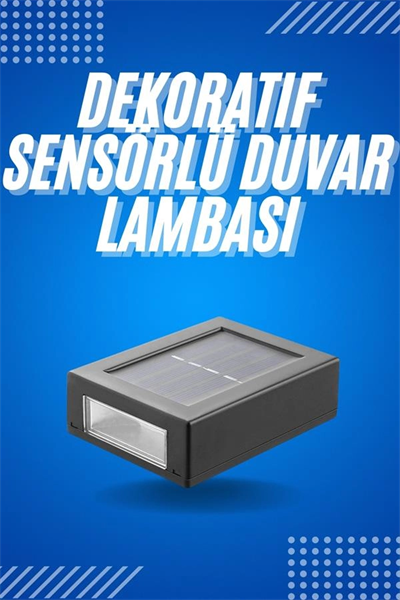 Solar Güneş Enerjili Çift Taraflı Duvar Lambası Çift Taraflı Duvar Lamba Güneş Enerjili
