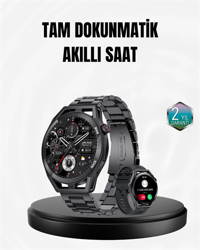 Spor ve Sağlık Takip Özellikli Akıllı Saat – Kalp Atış, Uyku ve Adım Ölçer Fonksiyonlu