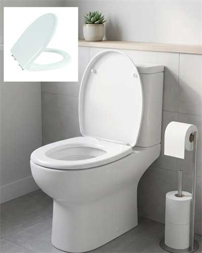 Standart Klozet Kapağı Kolay Montaj Dayanıklı Plastik Universal Uyumlu Tasarım