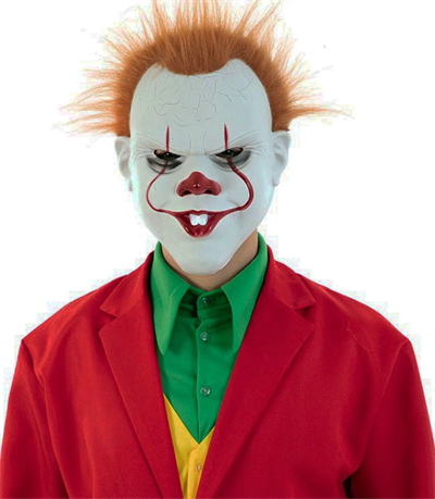 Stephen Kings Korkutucu Joker Maske 31x22 cm