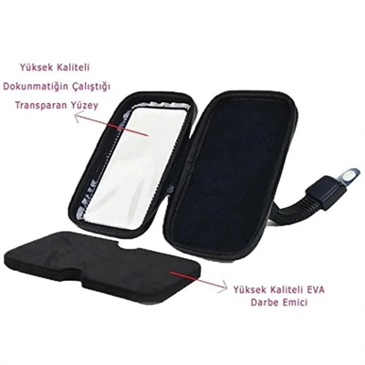 Su Geçirmez Motosiklet Telefon Tutucu