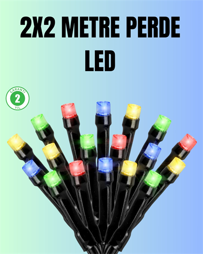 Su Geçirmez Pil Çalışan LED Perde Işık – İç ve Dış Mekan