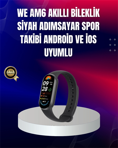 TPU ve Silikon Kordonlu Akıllı Bileklik – 20 Gün Bekleme Süresi
