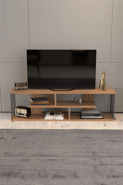 TV SEHPASI TV ÜNİTESİ RAFLI 140 CM GZD PLUS ATLANTİK ÇAM