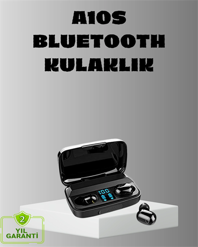 TWS A10s Bluetooth 5.0 Kulaklık – Yüksek Ses Kalitesi, Ergonomik, Uzun Pil Ömürlü