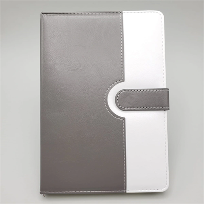 Tarihsiz Ajanda Defter Beyaz Gri Renk