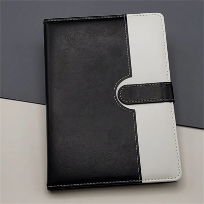 Tarihsiz Ajanda Defter Siyah Beyaz Renk