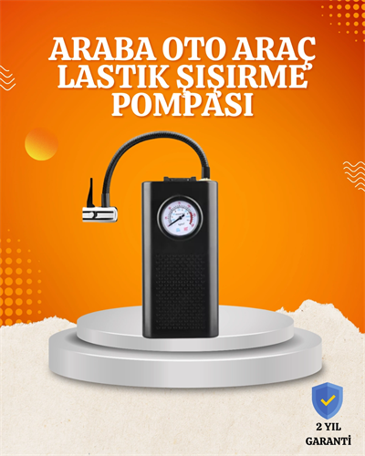Taşınabilir Elektrikli Oto Motosiklet Bisiklet Lastik Şişirme Pompası