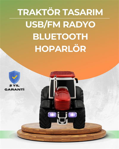 Taşınabilir Nostaljik Araç Tasarımlı Bluetooth Hoparlör