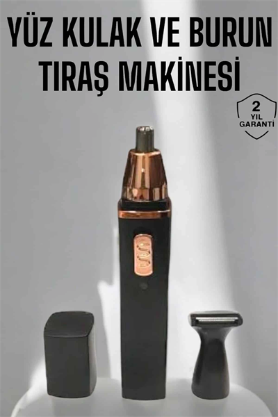 Tıraş Makinesi Kulak Burun ve Yüz Temizleyici Şarjlı Mini