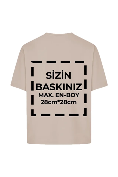 Tişört Tasarla 24/1 Kumaş - Bej