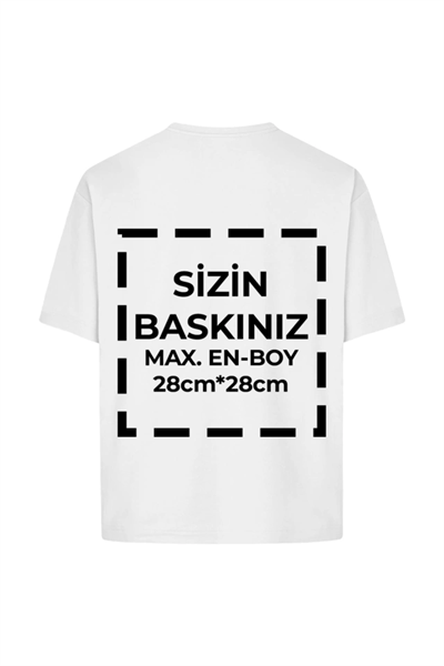 Tişört Tasarla 24/1 Kumaş - Beyaz
