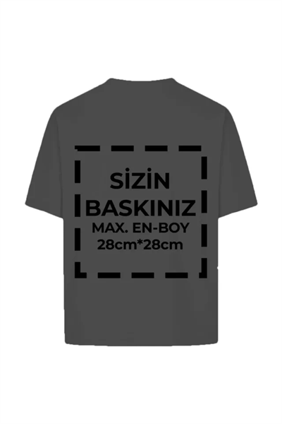 Tişört Tasarla 24/1 Kumaş - Füme