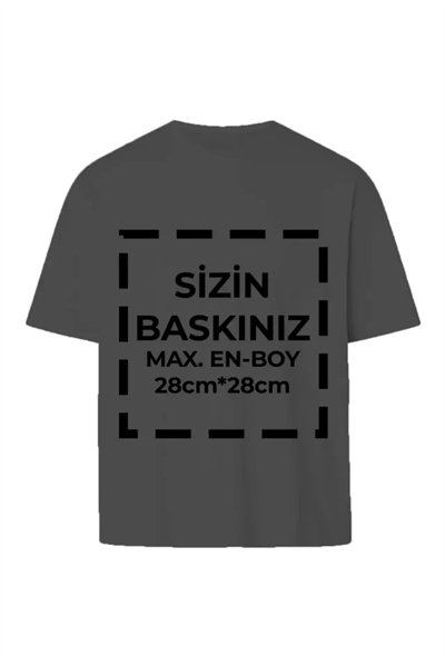 Tişört Tasarla 24/1 Kumaş - Füme