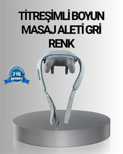 Titreşimli Boyun Masaj Cihazı Isı Terapili Şarjlı VNB-01 Ergonomik U Tasarım