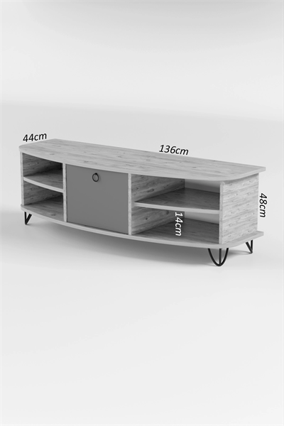 Tv Sehpası Tv Ünitesi 136 Cm Gordion Vienna 5008