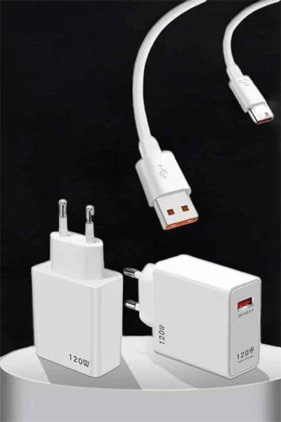 Type-C 120W Şarj Aleti Hızlı Şarj Turbo