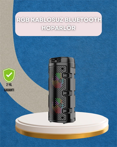 USB, SD Kart ve AUX Girişli Taşınabilir Hoparlör