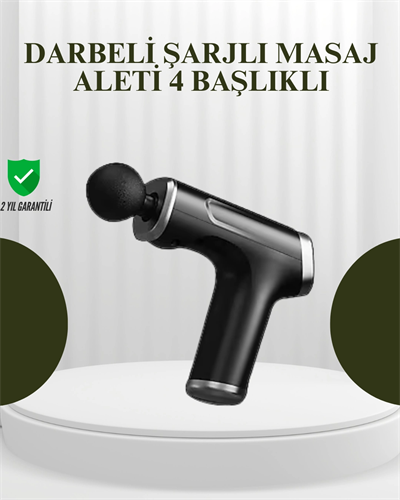 USB Type-C Şarjlı Taşınabilir Masaj Tabancası