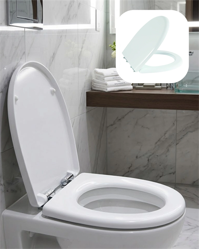 Universal Klozet Kapak Seti Kaydırmaz Alt Yüzey Kolay Temizlik Banyo Aksesuarı