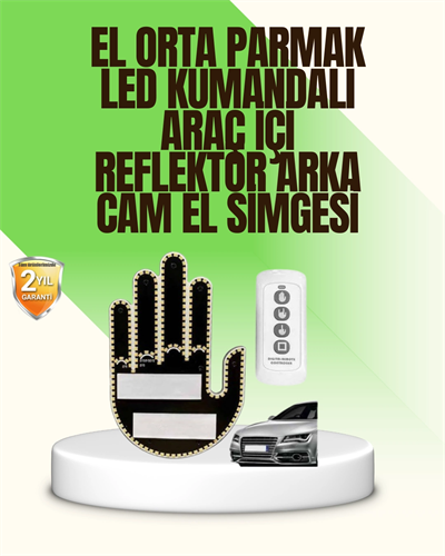 Uzaktan Kumandalı LED El Park Uyarı Cihazı Suya Dayanıklı Enerji Tasarruflu