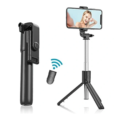 Uzaktan Kumandalı Tripod Özellikli Selfie Çubuğu