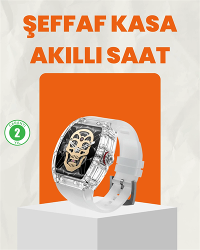 Uzun Pil Ömürlü Akıllı Saat Spor ve Günlük Kullanım
