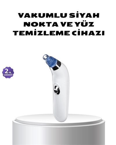 Vakumlu Siyah Nokta Temizleme Cihazı – 5 Kademe Güç ve 4 Başlıklı Derin Cilt Bakımı
