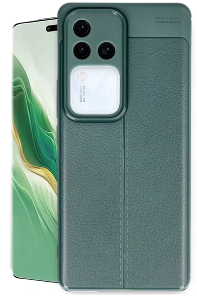 Vivo V30 5G Kılıf Auto Focus Kapak - Koyu Yeşil