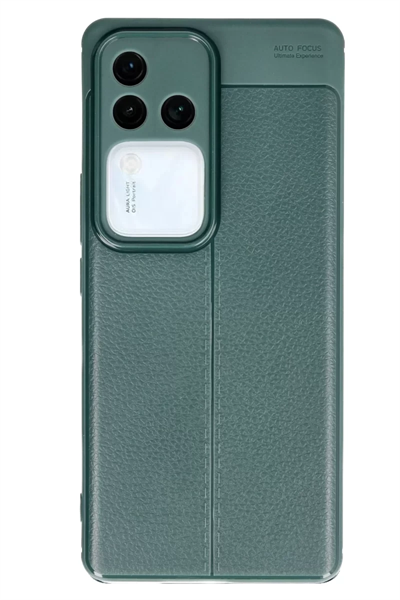 Vivo V30 5G Kılıf Auto Focus Kapak - Koyu Yeşil