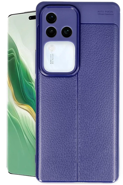 Vivo V30 5G Kılıf Auto Focus Kapak - Lacivert