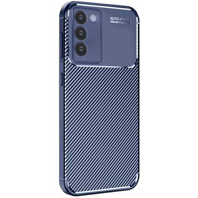 Vivo V30 Lite 4G Kılıf Auto Focus Karbon Kapak - Lacivert