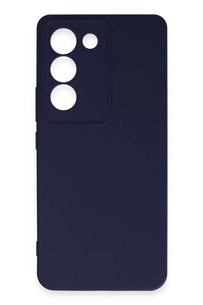 Vivo V30 Lite 4G Kılıf First Silikon - Lacivert