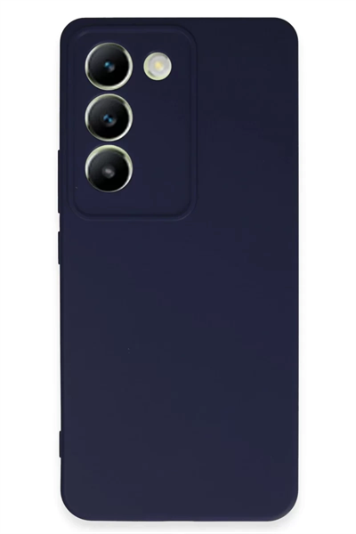 Vivo V30 Lite 4G Kılıf First Silikon - Lacivert