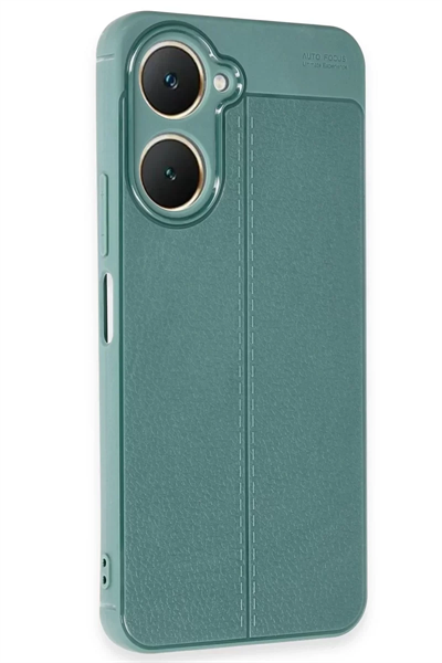 Vivo Y18 Kılıf Auto Focus Kapak - Koyu Yeşil