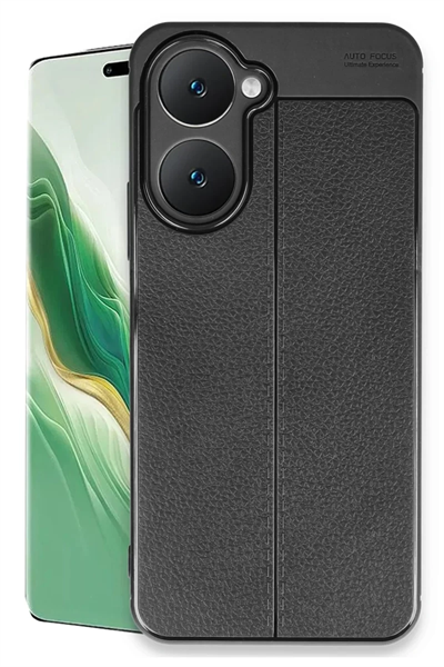 Vivo Y18 Kılıf Auto Focus Kapak - Siyah