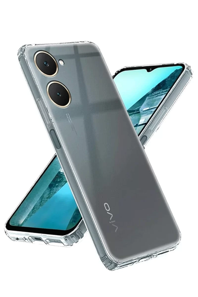 Vivo Y18 Kılıf Lüx Şeffaf Silikon