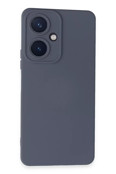 Vivo Y27 Kılıf Nano içi Kadife Silikon - Gri