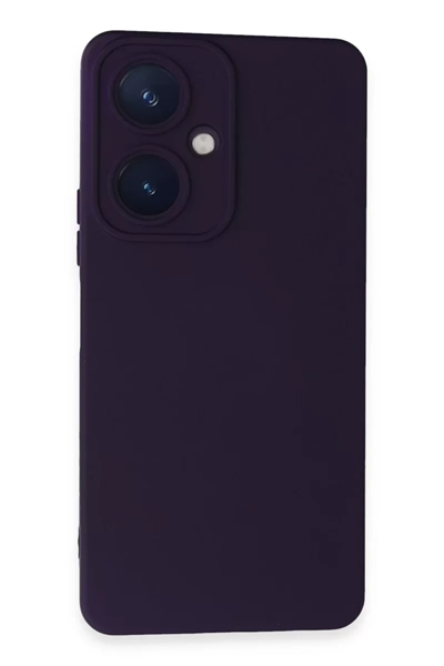 Vivo Y27 Kılıf Nano içi Kadife Silikon - Mor