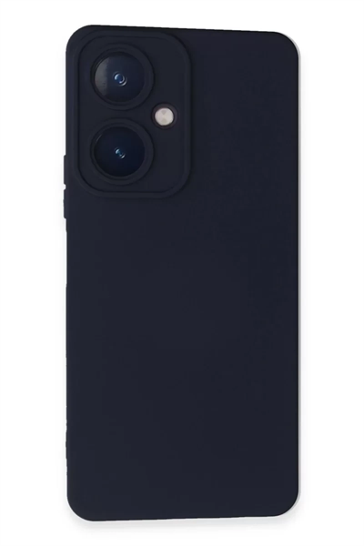 Vivo Y27 Kılıf Nano içi Kadife Silikon - Lacivert
