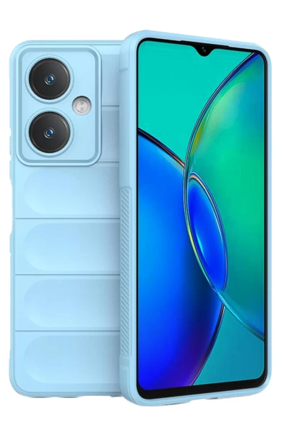 Vivo Y27 Kılıf Optimum Silikon - Sky Blue