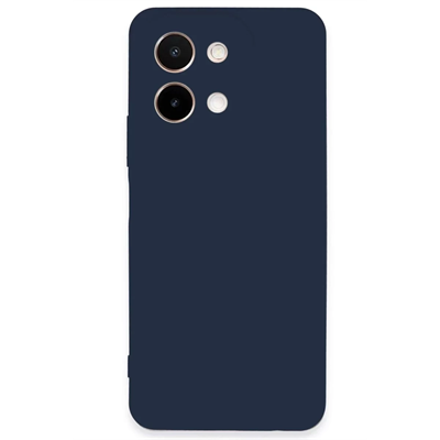 Vivo Y28 Kılıf First Silikon - Lacivert
