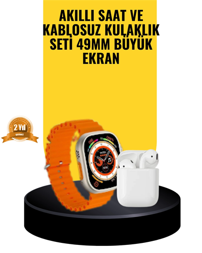 Watch 9 Max Akıllı Saat Sesli Görüşme Özellikli Kulaklık Seti
