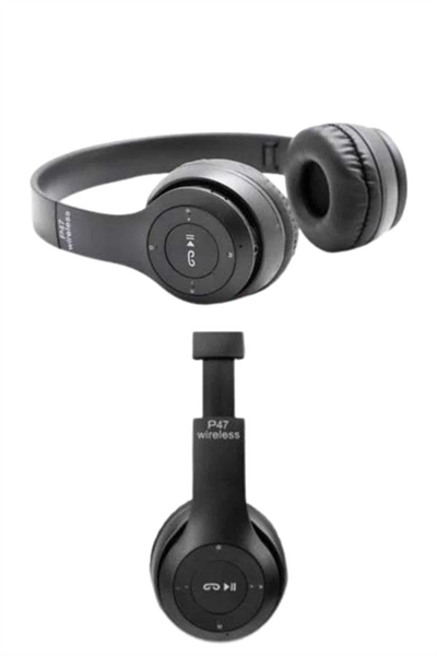 Wireless 5.0 Bluetooth Kablosuz Kulaklık ANC Özellikli Kulak Üstü Ayarlanabilir