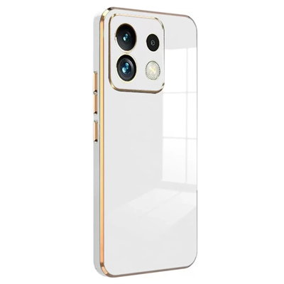 Xiaomi Poco M6 Pro 4G Kılıf Volet Silikon - Beyaz