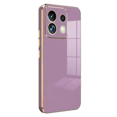 Xiaomi Poco M6 Pro 4G Kılıf Volet Silikon - Mor