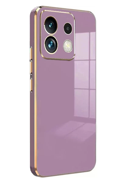 Xiaomi Poco M6 Pro 4G Kılıf Volet Silikon - Mor